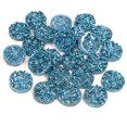 thumbnail image 3 of Nuevos cabujones de resina con parte posterior plana de estilo mineral natural Druzy de 8 mm, 10 mm, 12 mm, 40 piezas para pulseras, pendientes, accesorios para hacer joyas DIY, 3 of 5