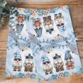 thumbnail image 4 of Summer Gnomes Nautical Kitchen Towels Set of 4, Water Absorbent Dish Towel, Blue Coastal Blue Ombre Decorative Hand Towels - Quick Drying Cloth for Cooking Baking, 18x28 Inch, 4 of 8