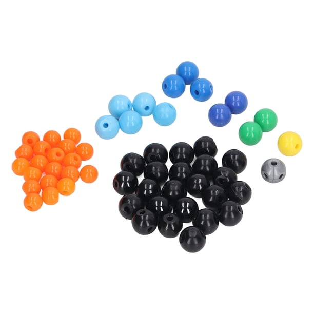 Kit De Modelo De Enlace Molecular, Modelo De Estructura Molecular Liviano Y Respetuoso Con El Medio Ambiente Conexión Fácil Con Llave Para Aprendizaje De Química