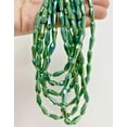 thumbnail image 4 of U8MO 8x16mm Faceted Pretty AB Green Crystal Quartz necklace Beads 18"(a whole), 4 of 4