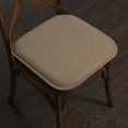 thumbnail image 6 of Charlotte Jacquard Cover Memory Foam Chair Pads 6 Pack Taupe, 6 of 6
