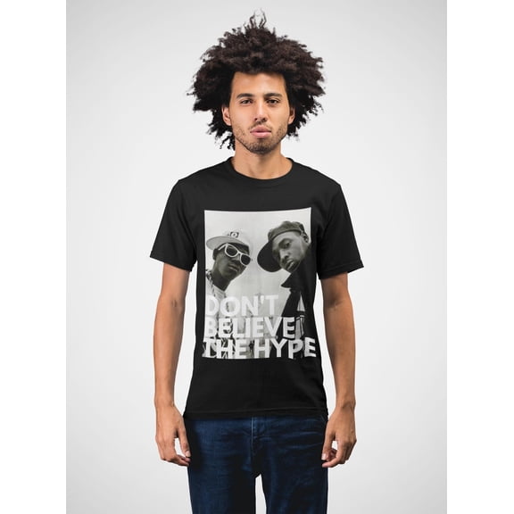 Public Enemy Tee, Old School Hip-Hop Rap Music Graphic T-Shirt Streetwear Style