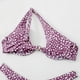 thumbnail image 3 of Traje de baño para mujer, bikini de dos piezas con soporte de acero y hombros divididos estampado para mujer, trajes de baño para mujer, 3 of 6