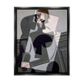 thumbnail image 5 of Stupell Industries Portrait de Madame Josette Juan Gris Classic Abstract Painting Painting Jet Black Floating Framed Canvas Print Wall Art, Design by one1000paintings, 5 of 5