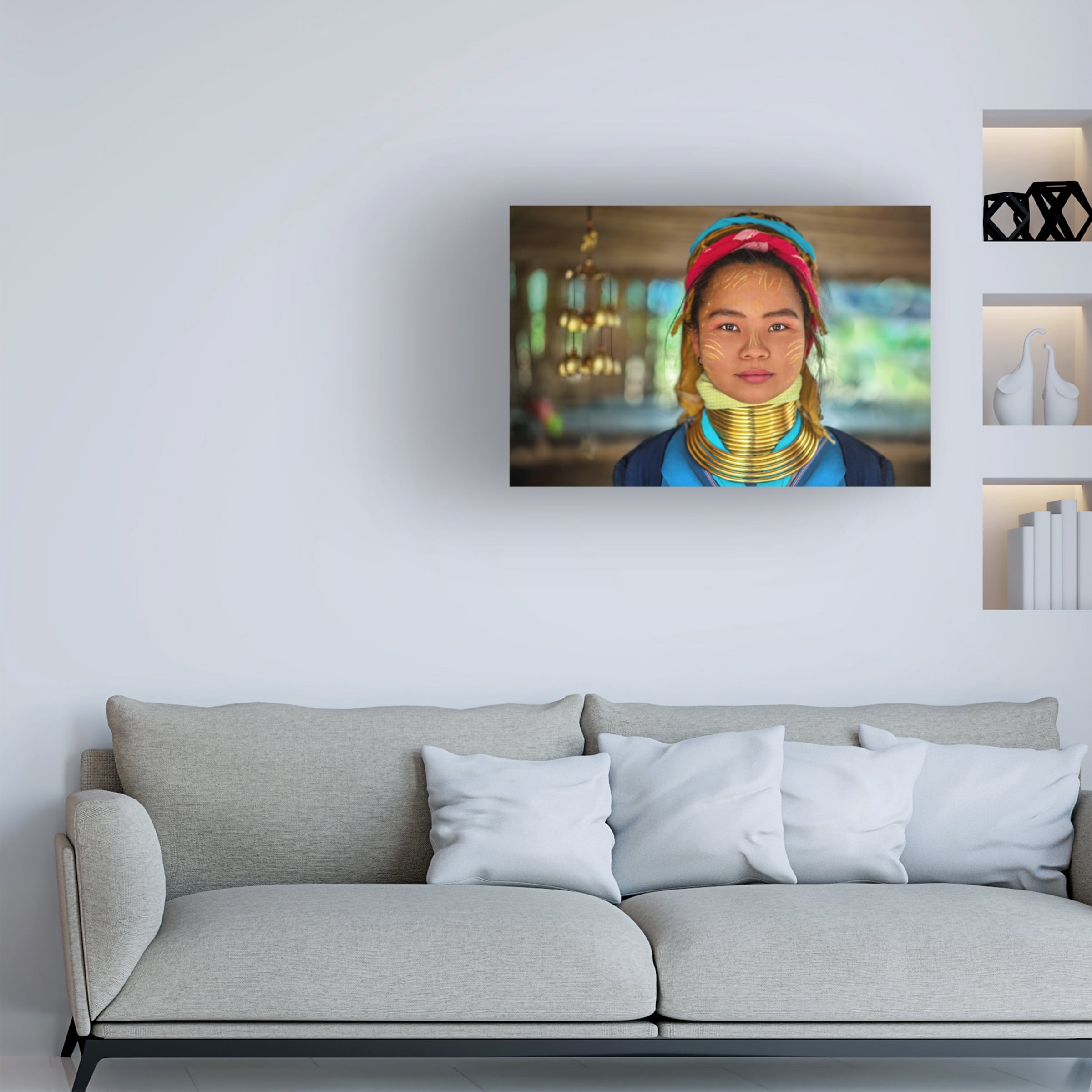 Ben Heine 'Young Padaung Woman Thailand 5' Canvas Art