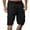 FS19- Black, variant on Domzle Cargo Shorts for Men Below Knee Length Hiking Work Relaxed Fit Lightweight Bermuda Tactical Shorts with Multi Pockets Black 3XL