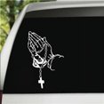 thumbnail image 3 of Pegatina láser para coche, rosario de perlas, oración, ventana de coche, pegatina decorativa para motocicleta, 3 of 5
