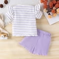 thumbnail image 5 of Toddler Baby Girls Clothes Sunflower T-shirt + Bowknot Shorts with Cute Summer Girl Clothes Set Girls Summer Set 1-4 Years,6-12 Months, 5 of 9