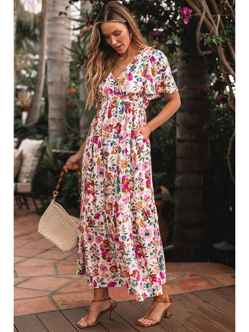 Trendy Fit and Flare High Waist Dress for Weddings, Vacations, and Daily  Wear - [ZhiHiMeRi] | (US 4-6)S - Walmart.com