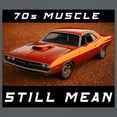 thumbnail image 3 of 70s American Muscle Car Men's V-Neck T-shirt Vintage Classic Retro V8 Beast, 3 of 7