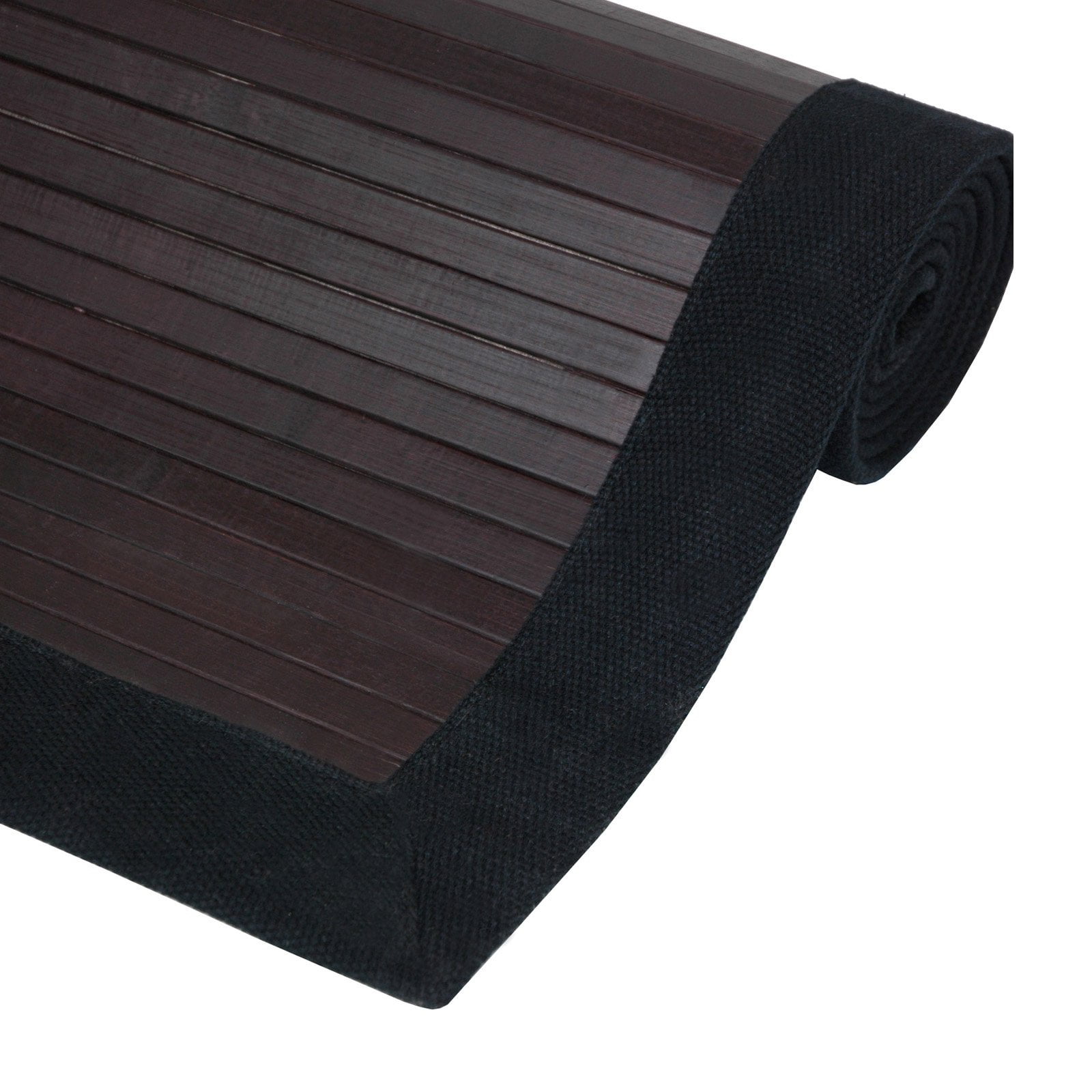 Oriental Furniture Bamboo Rug, Mocha, 2'x3', living space, bedroom