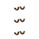 thumbnail image 2 of Pendientes de acrílico Minnieouse en forma de C con adornos geométricos colgantes, 2 of 6