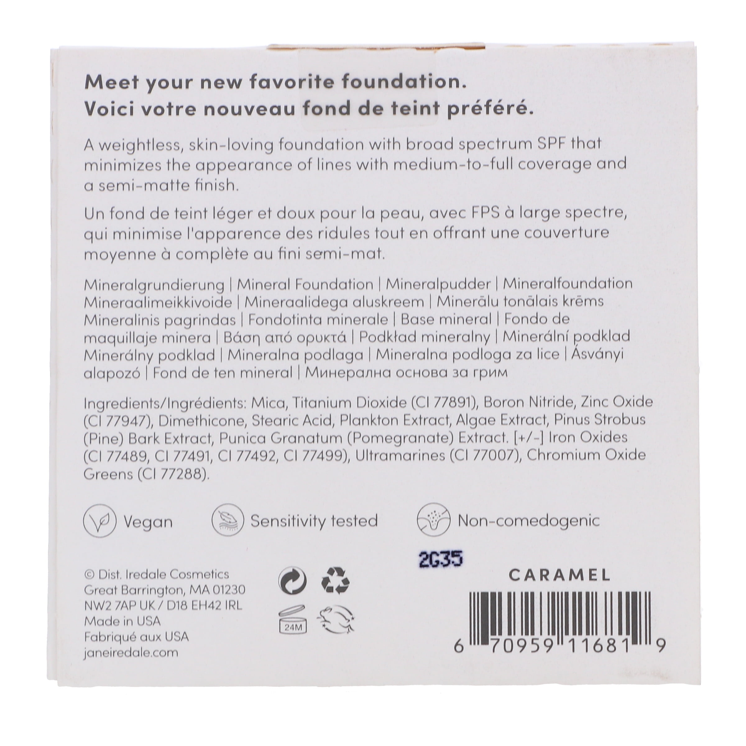 jane iredale PurePressed Base Foundation Refill Caramel 0.35 oz