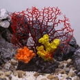 thumbnail image 7 of Unique Bargains 1 Pcs Colorful Coral Reef Decor Mini Faux Coral Decor for Aquarium Decorations Red 12.5x13cm, 7 of 7