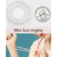 thumbnail image 2 of Spiral Hair Ties Clear Coil Hair Ties Phone Cord Plastic Hair Coils Set 10 Pcs No Crease Hair Bands Painless Ponytail Holder Fashion Wrist Bracelet Elastics Accessories for Women Girls, 2 of 5