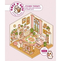 Cute 'n' Cozy Cute'n'cozy Sticker Therapy: Make Your Own Adorable 3D Room Sets: Over 500 Stickers!, (Paperback)