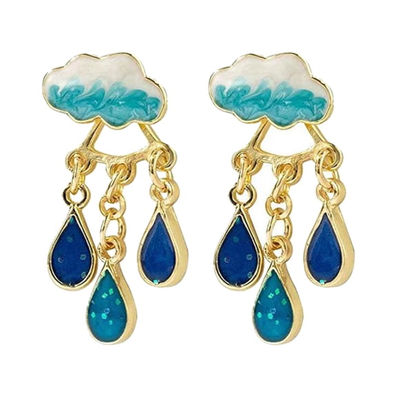SUSHANG Cloud Earrings Cloud Earrings Fashion Tassel Ladies Earrings Cloud Earrings Fashion Tassel Ladies Earrings