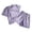 Purple, variant on Girls Outfits Set Casual Summer Outfit Toddler Kids Sportswear Two Piece Short Sleeve Pants Comfy Play Clothes for Ages 2 10 6 Month Girl Clothes 3-4 Years