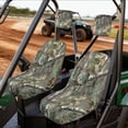 thumbnail image 2 of KUIFORTI Green Camouflage UTV Seat Covers Seats Cover with Headrest Covers Compatible with Rhino 700 660 450 2004-2021 Anti-Scratch Easy to Install Outdoor Seat Cover Set, 2 of 7