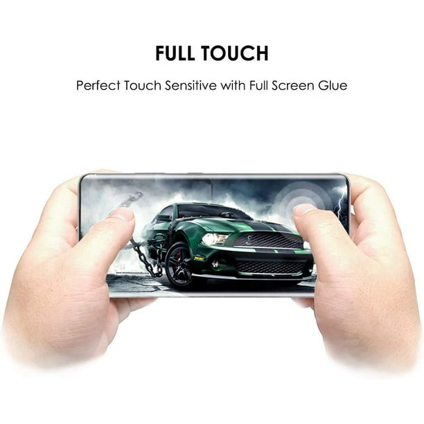 Akcoo Galaxy S23 Ultra Screen Protector tempered glass film compatible with  fingerprint sensor for Samsung Galaxy