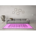 thumbnail image 3 of Ahgly Company Indoor Round Persian Purple Traditional Area Rugs, 6' Round, 3 of 4