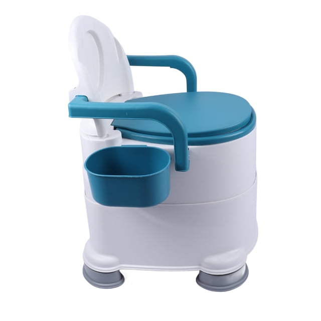 Toilette Portable Prévention des Odeurs Assise Confortable, Design Sans Odeur Sièges Commode Intérieur pour Personnes Âgées Femmes Enceintes Adultes, avec Fonction Anti-Odeurs, Adapté à Divers Besoins