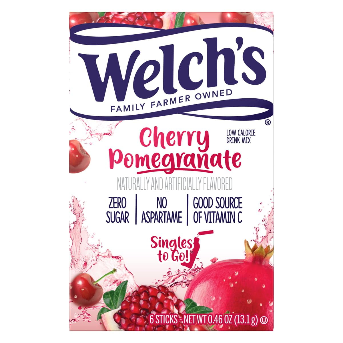 Welch's Singles to GO! Drink Mix Variety Pack - Cherry Pomegrante