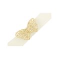 thumbnail image 2 of Women's Golden Butterfly Stretchy Belts, Vintage Elegant Elastic Waistband for Dress Coat 65x5cm/25.6x2.0" Cream, 2 of 6