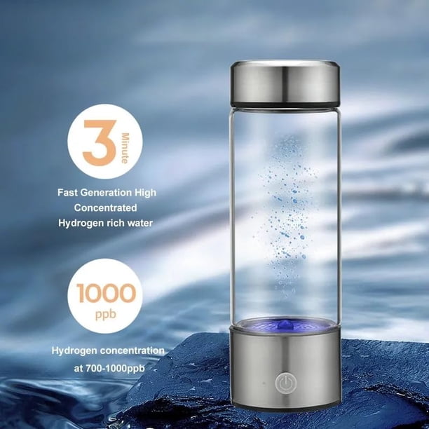Aqua Vital Hydrogen Water Bottle Rechargeable Portable Hydrogen