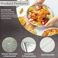 thumbnail image 3 of 50 Pack Premium Insulated Foil Sandwich Wrap Sheets, 12"x12" Pre-Cut Foil Paper for Hot Dogs, Burgers, Burritos, Food Wrapping, Grease-Resistant and Waterproof, Heat & Cold Insulation for Freshness, 3 of 5