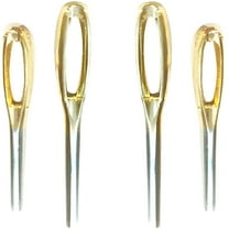 VANIDO Set of 4 Large Eye Blunt Needles for Yarn Sewing Darning,Wool Thick Hand Knitter