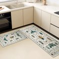 thumbnail image 5 of Kitchen Rugs Sets of 3 Non Slip Washable Kitchen Mats for Floor, Waterproof Kitchen Runner Rug, Floor Mat Carpet for Entryway, Laundry, Sink, Hallway, Bathroom, 5 of 12