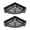 Matte Black, variant on Bathroom Shower Caddy 2 Pack, 304 Stainless Steel Shower Organizer with 2 Hooks, No Drill (Corner Shelf, Brushed Nickel)