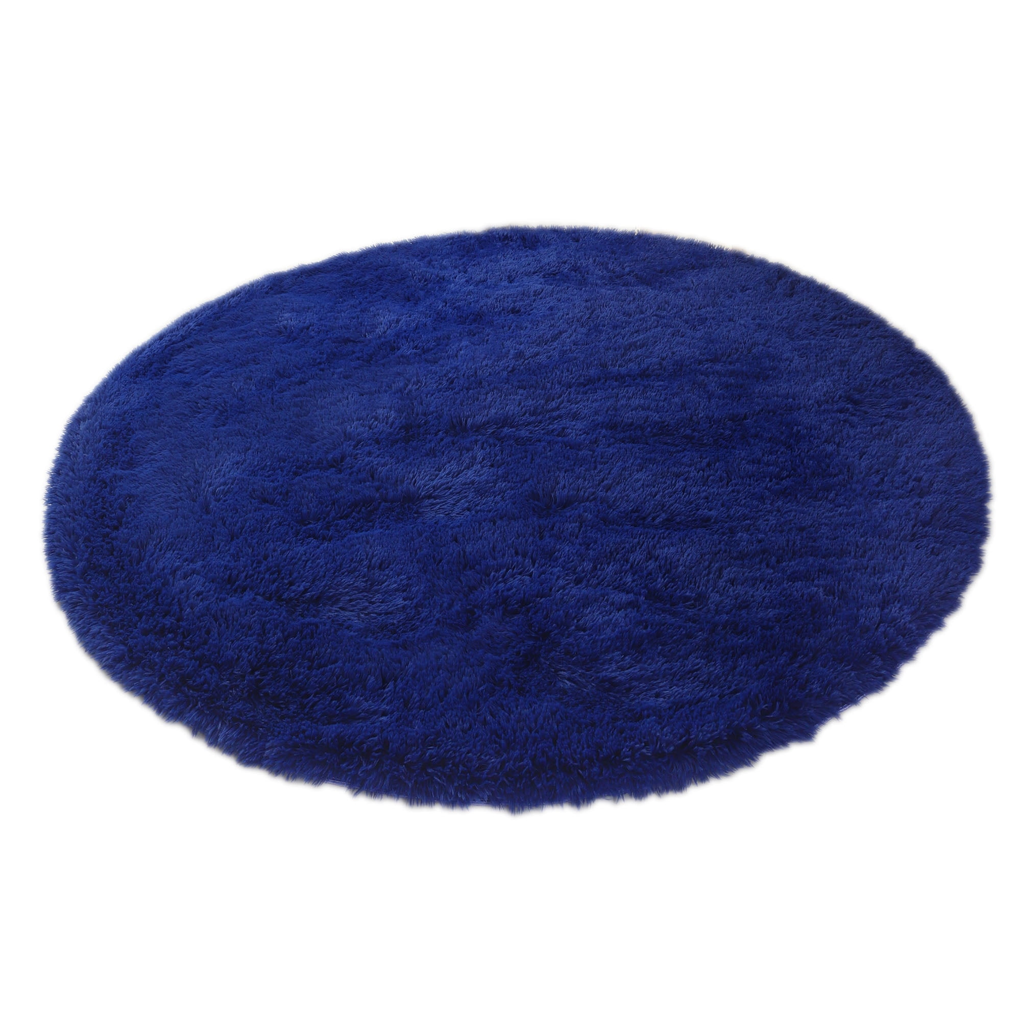 Fluffy Round Rug for Bedroom, Soft Circle Area Rug for Kids Room, Shag