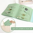 thumbnail image 6 of Earring Holder Organizer with Foldable Book Design Earring Book Organizer, Portable Pu Leather Travel Earring Case, 6 of 6