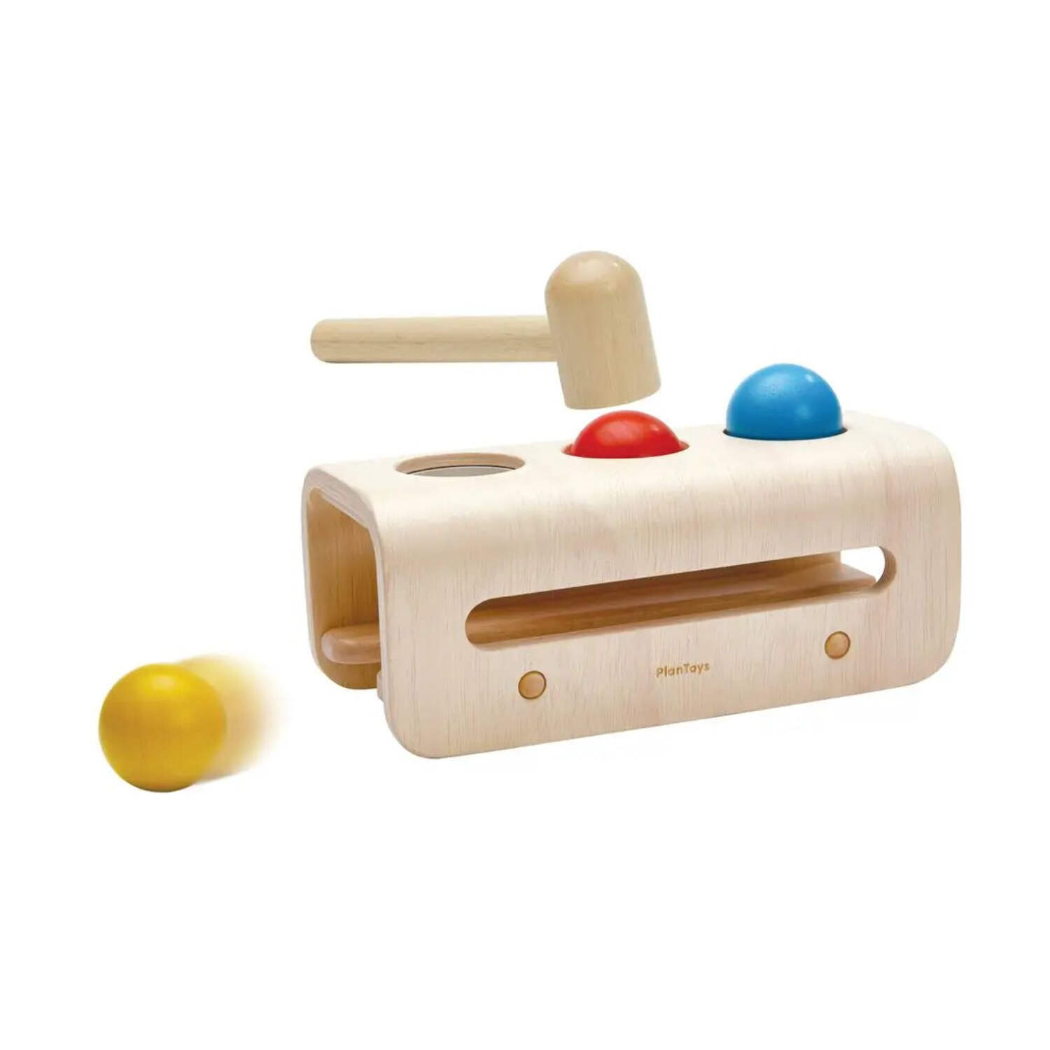 PlanToys Wooden Hammer Balls Pounding and Hammering Toy - image 3 of 4