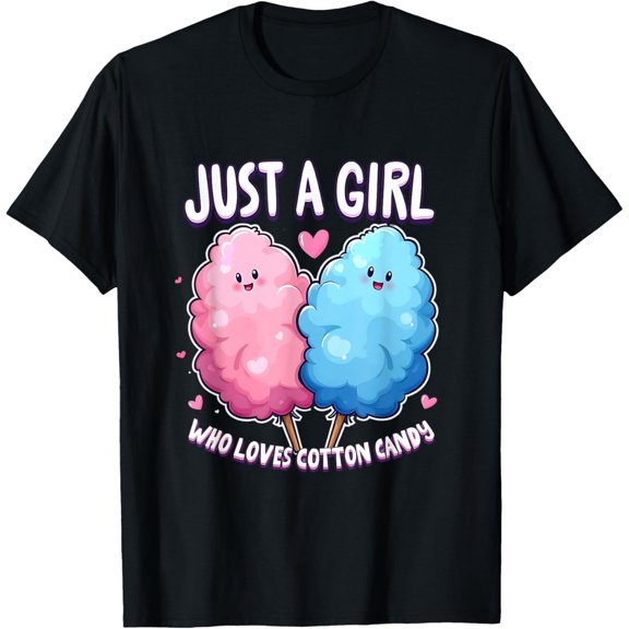 Just A Girl Who Loves Cotton Candy T-Shirt