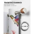 thumbnail image 6 of nqOlkjepod Outdoor Curtains for Patio Waterproof, Hummingbird Floral Outdoor Privacy Panels Grommet, Farmhouse Floral Botanical Blackout Outside Curtains for Porch/Cabana/Pergola 54"x95", 1 Panel, 6 of 8