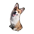 thumbnail image 2 of Almohada de felpa de imitación para niños, juguetes de acompañamiento, muñecos de peluche bonitos, animales, almohada, muñeco abrazable para sofá, Corgi, 2 of 8