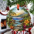 thumbnail image 2 of Belize Christmas Ornament, Ceramic, Acrylic - Pacific Islands Travel Souvenir, Seasonal Tree, Holiday Keepsake 2025, Wanderlust Gift, Edition, Holiday Tree Decoration, 2 of 5