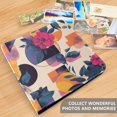 thumbnail image 4 of FORMRS 3 Ring Photo Album 4"x6" Self Adhesive Large Capacity PU Leather Cover, Flowers Pattern Style, 4 of 8