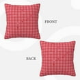 thumbnail image 3 of LNWH Decorative Pillow Covers, Red Heart Square Square Sofa Decorative Knit Pillow Case, 16"x16", 3 of 8