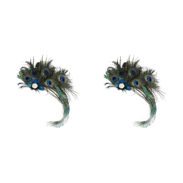 Sonducket Peine Oriental Con Hojas Y Peines A Prueba De Herrumbre Y Con Peines Retro Apariencia Flor Para El Cabello Patrón Delicado Verde Verde 2Conjunto
