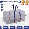thumbnail image 2 of GASTROPOD 6 Pack Moving Bags with Full-Open Side Zipper,Extra Large 93L Heavy Duty Waterproof Foldable Storage Totes for College Dorm,Moving&Home Organization,Blue, 2 of 9
