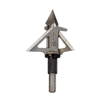 Muzzy Trocar 3-Pack Broadheads - 100 Grain Crossbow/Compound Bow Hunting Tips