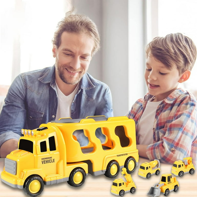 Viflosae Boy Toys Age 5-6 Years Old Boy Gifts Double Storage Truck