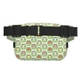 thumbnail image 3 of Picia Cute Chubby Frog Print Square Double-Layer Waist Bag Mini Adjustable Waist Belt Bag Exercise Running Travel Hiking, 3 of 9