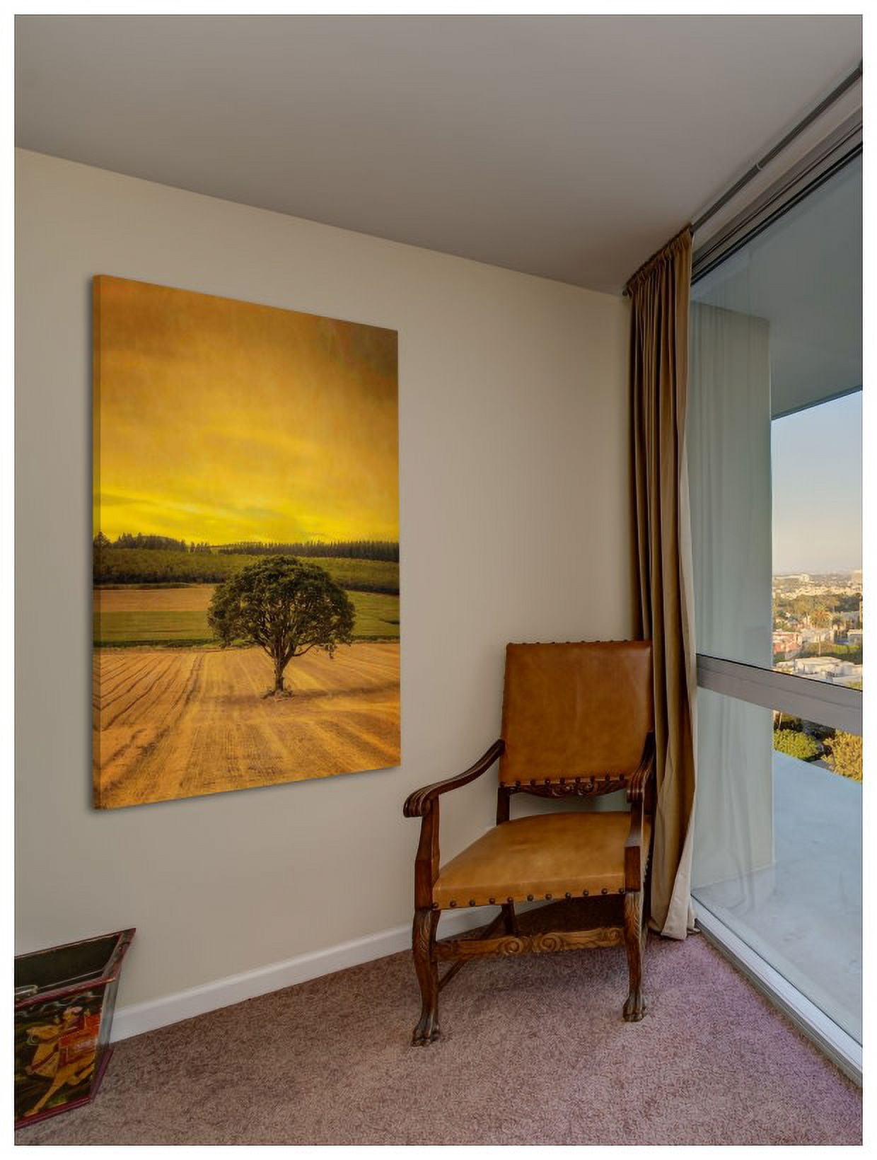 Marmont Hill "Lone Tree at Sunset" Painting Print on Canvas