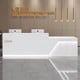 thumbnail image 2 of Closet Hospital Cashier Table European Information Lectern Mobile Front Desk Counter Mostrador Tienda Furniture Reception My Lux Decor Round, 2 of 8
