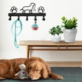 thumbnail image 6 of Product Category Hooks Wall Mounted Dog Coat Rack With Shelf And Five Hooks For Entrance Area – Dog Lover Wardrobe Organizer, 6 of 8